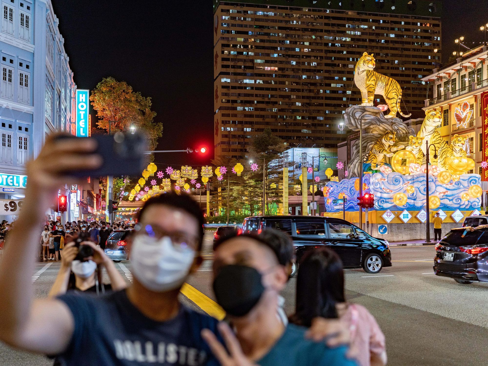 People in the streets of Singapore​