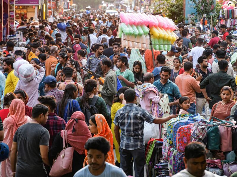 People shopping in Kolkata