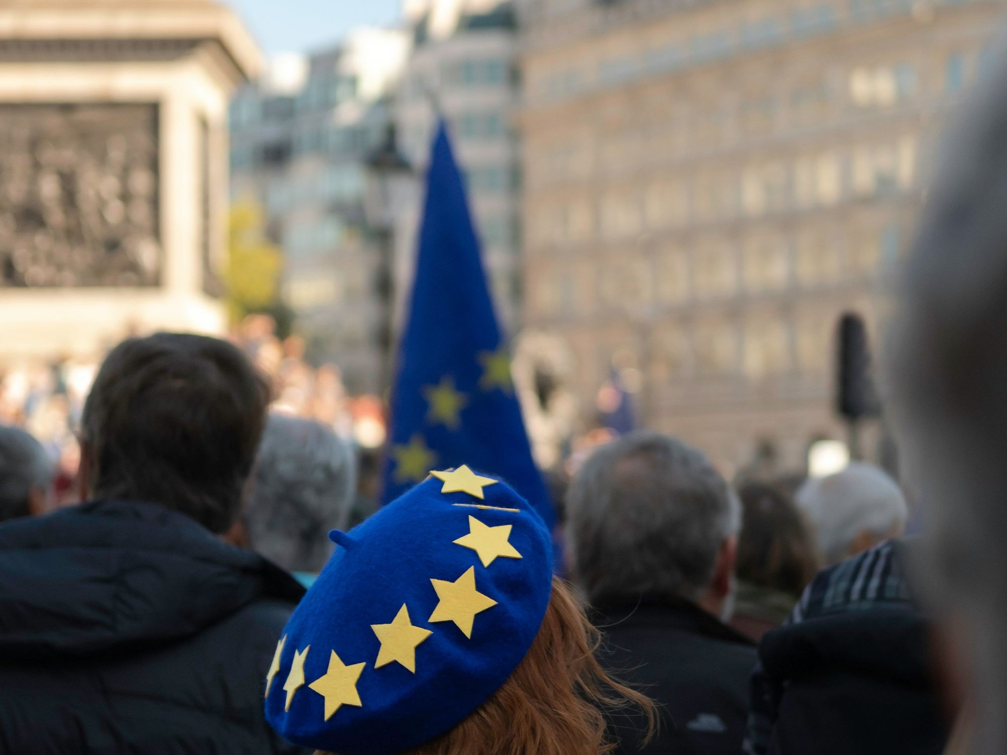 Peoples Vote March, London, 2018. A demonstration against the governments plans to take Britain out of the European Union.