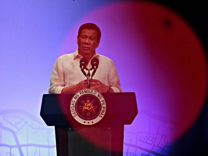 Philippine President Rodrigo Duterte