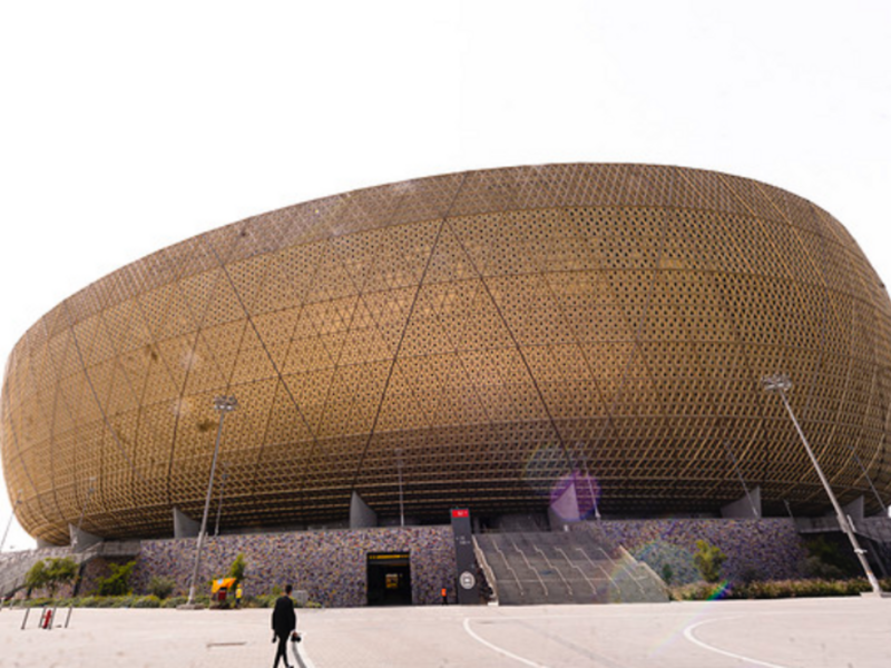 phot of a big oval and modern stadium