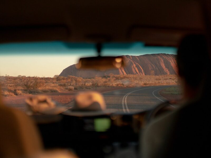 photo looking through windshield