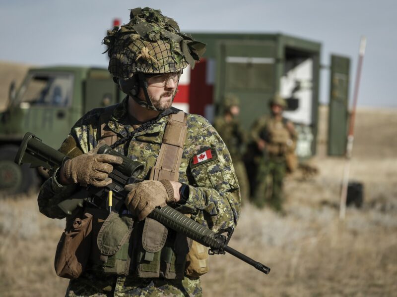 photo of a canadian soldier