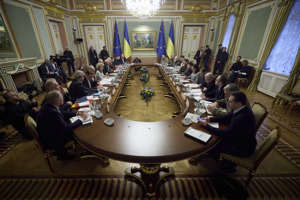 Photo of a EU-Ukraine summit