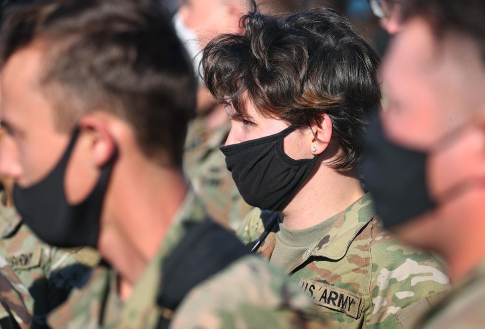 photo of a female u.s. soldier in Germany