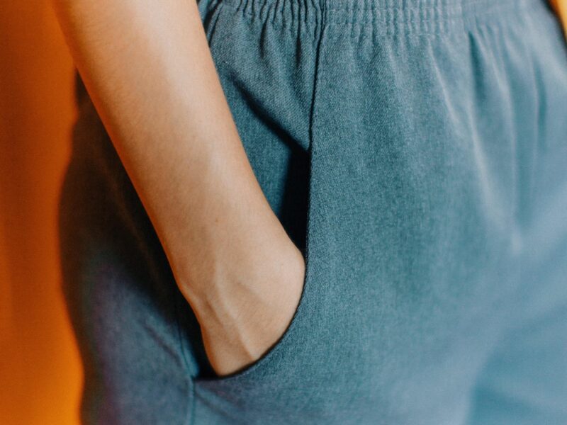 Photo of a hand in a pocket