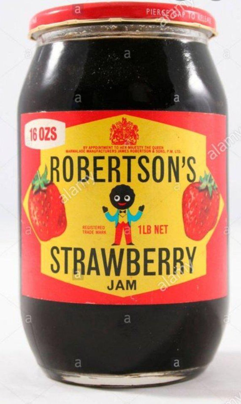 Photo of a jar of ​Robertson’s Jam jar circa 1970.
