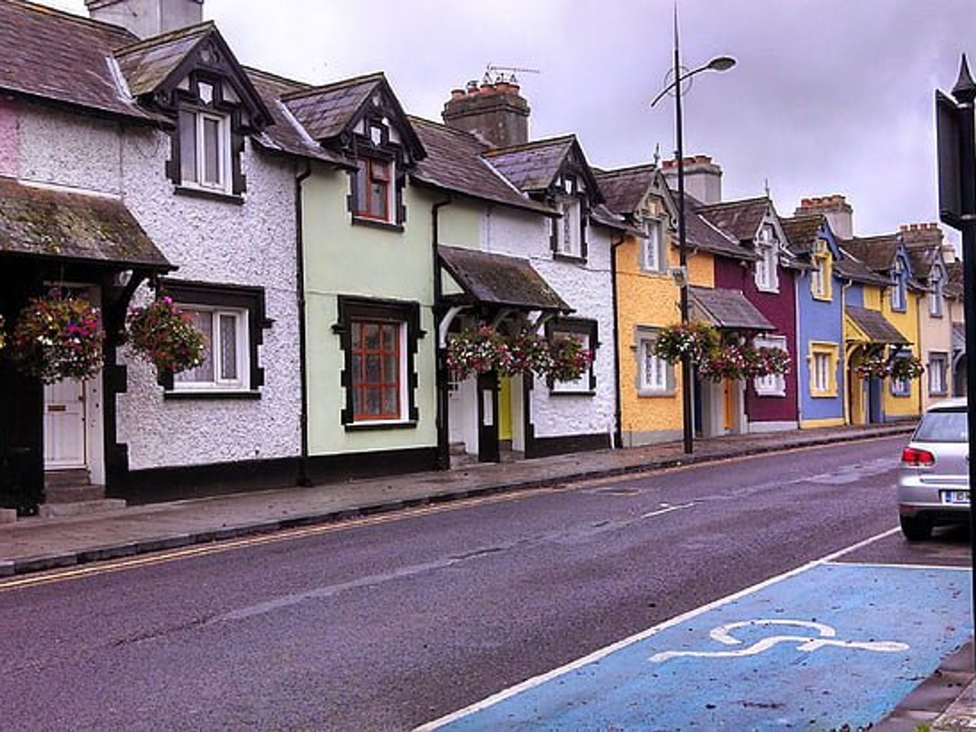 Photo of a line of house in Ireland