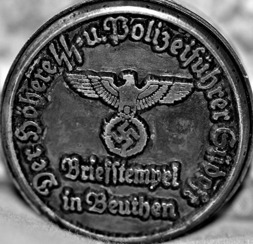 photo of a nazi medal