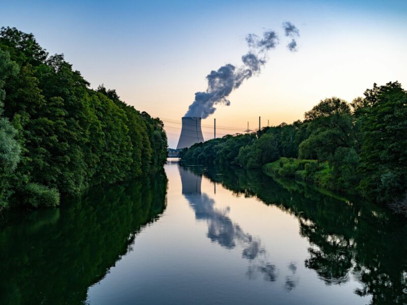 Photo of a nuclear power plant located in Bavaria