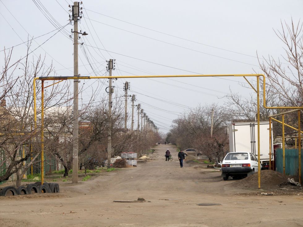 Photo of a street in Melitopol