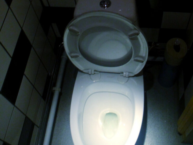 Photo of a toilet bowl