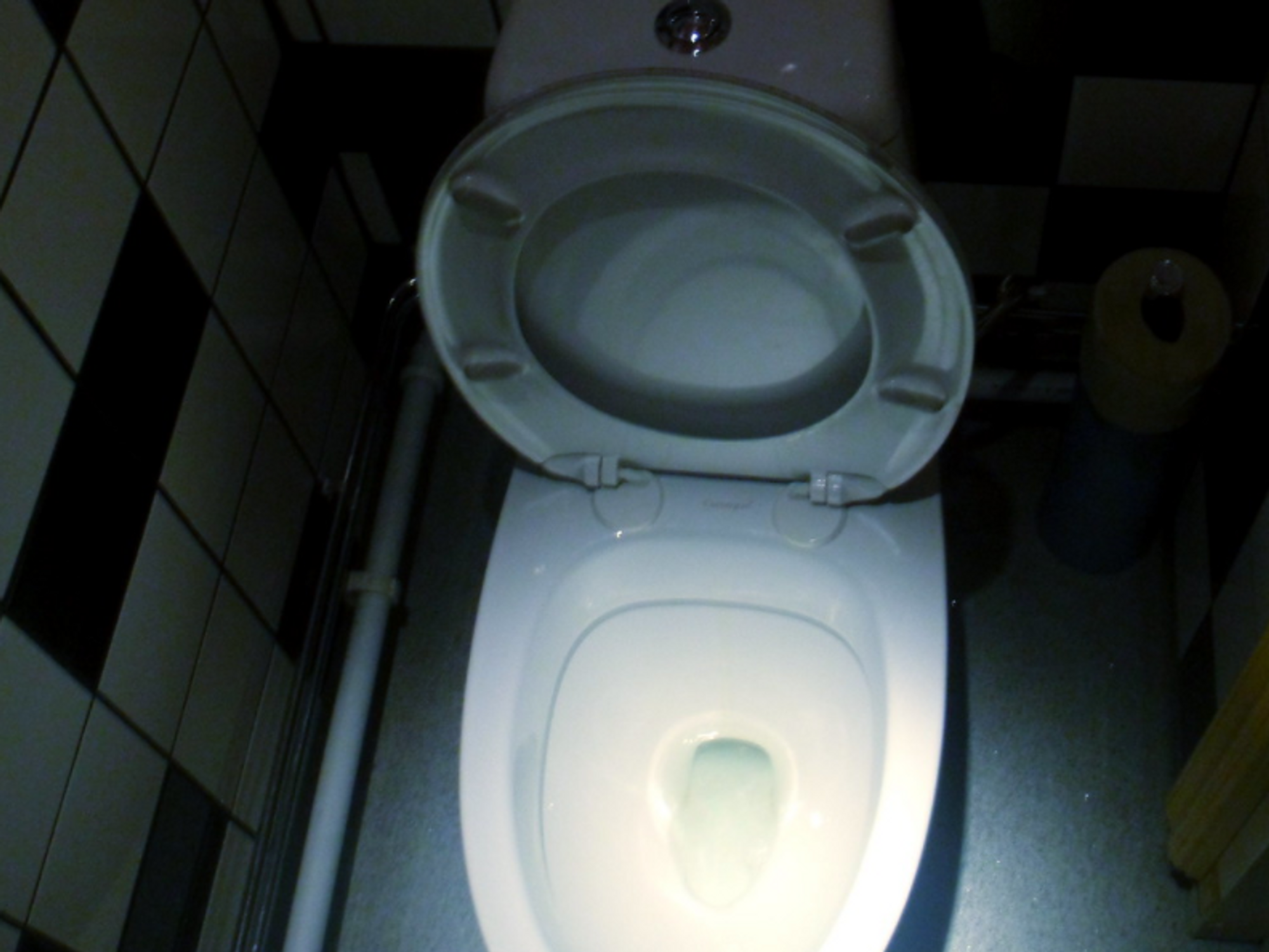 Photo of a toilet bowl