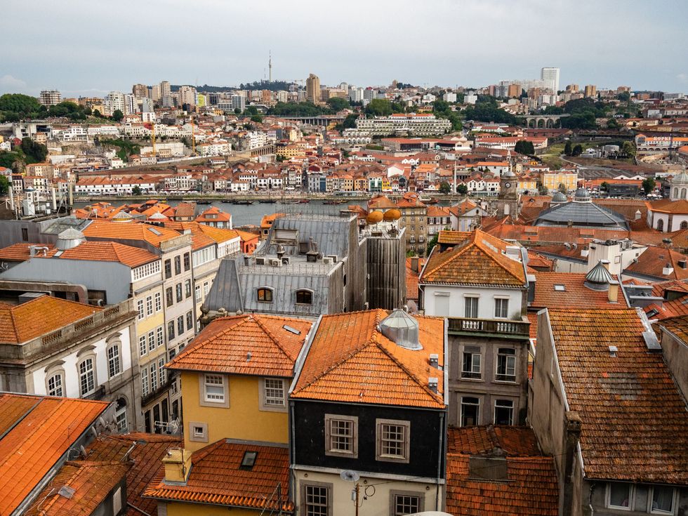 Photo of a view from above in Porto.
