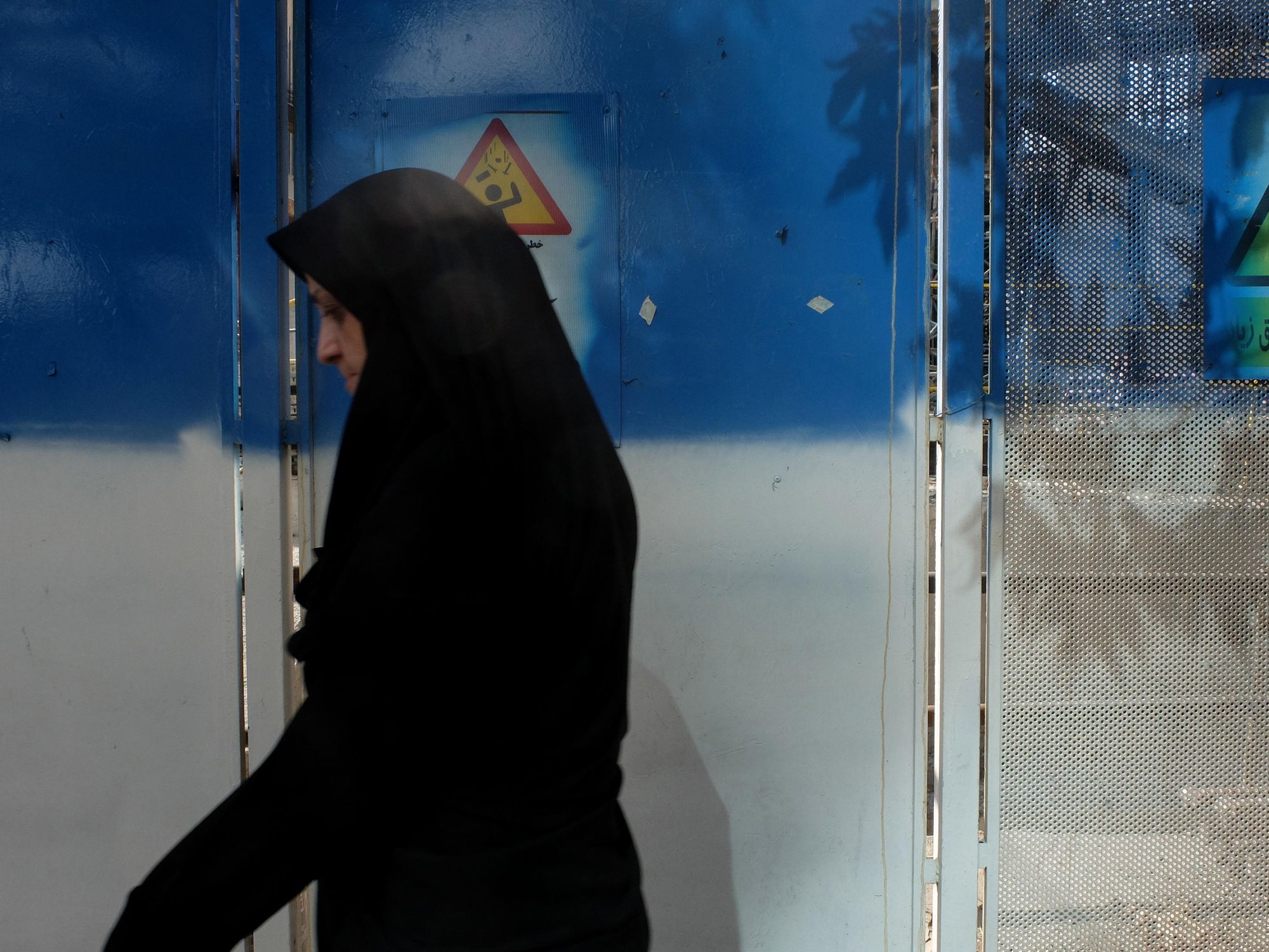Photo of a woman in a black veil