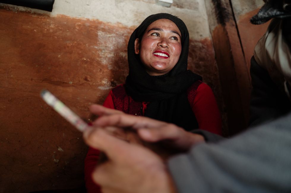 Photo of a woman in the Karnali region, Nepal