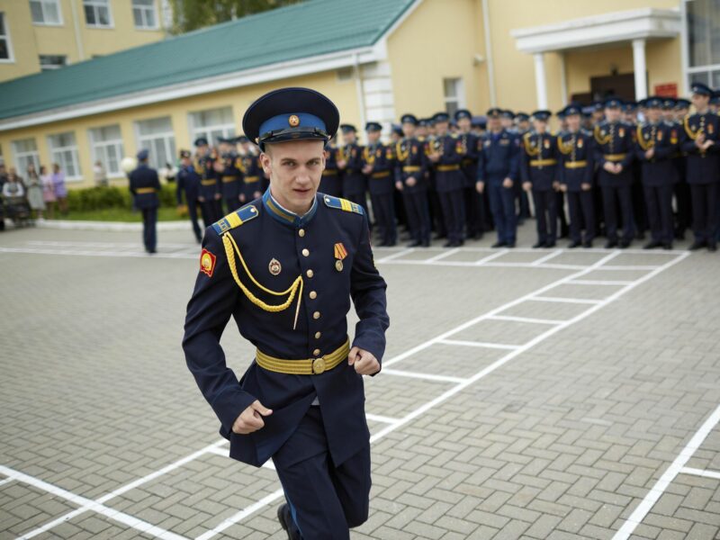 photo of a young russian soldier
