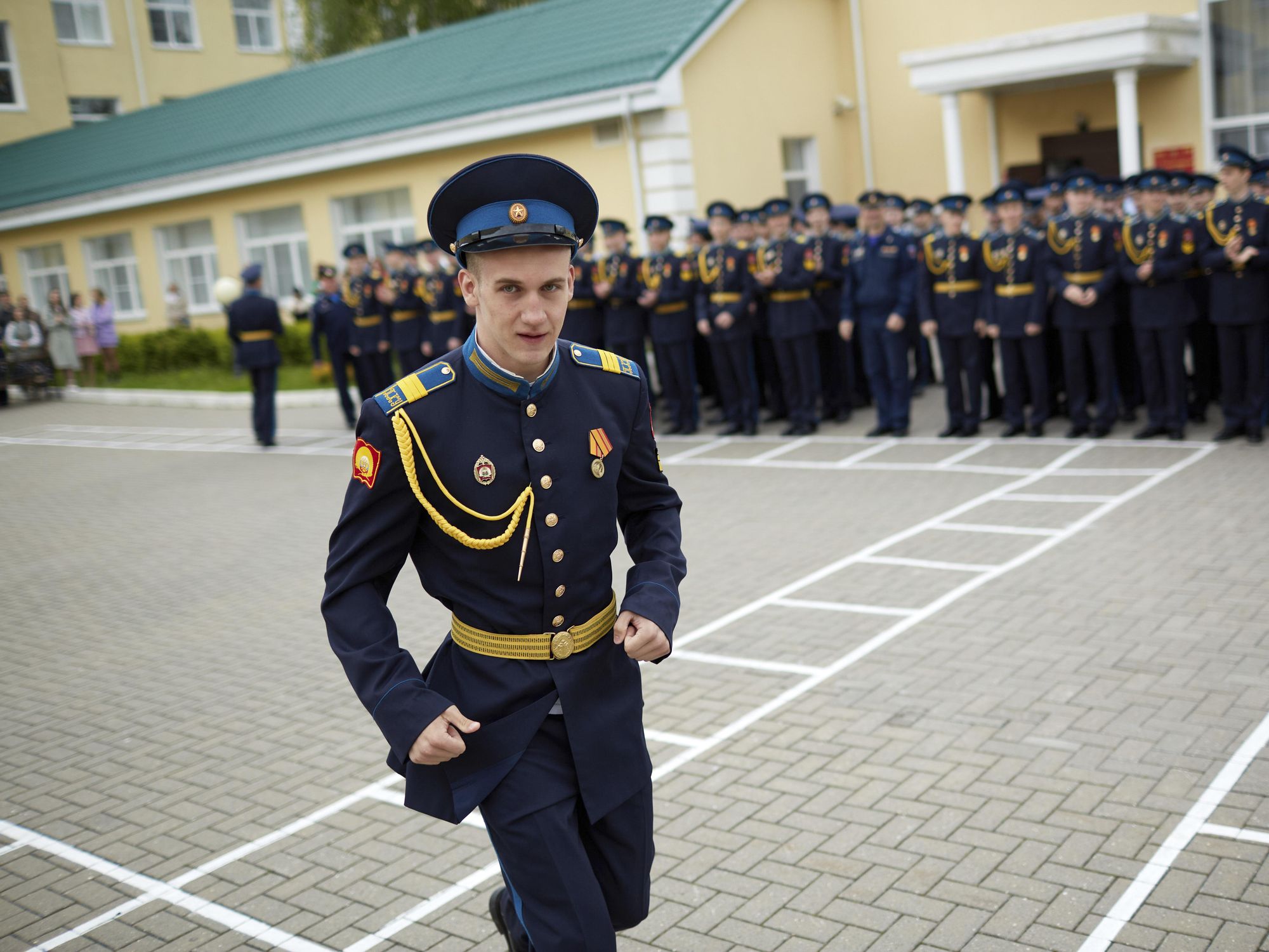 photo of a young russian soldier