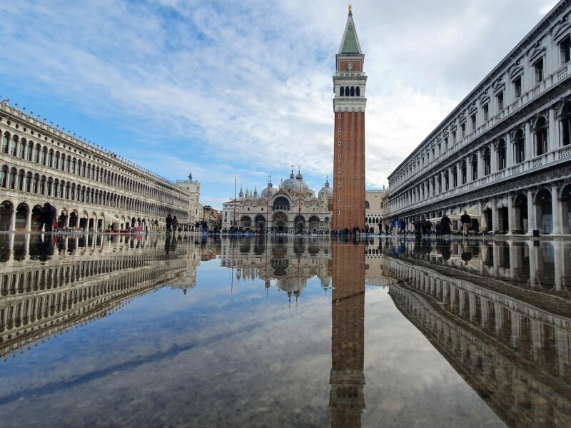 Photo of Acqua alta (“high water”) in Venice’s St. Mark’s Square
