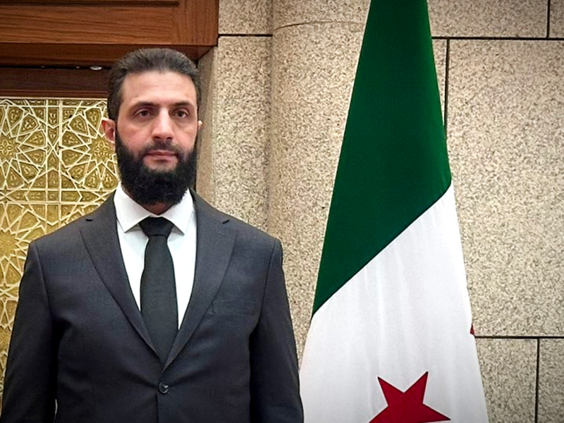 photo of Ahmed al-Sharaa in 2024