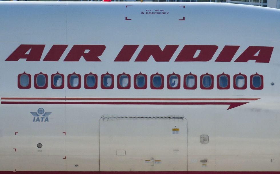 Photo of an Air India plane