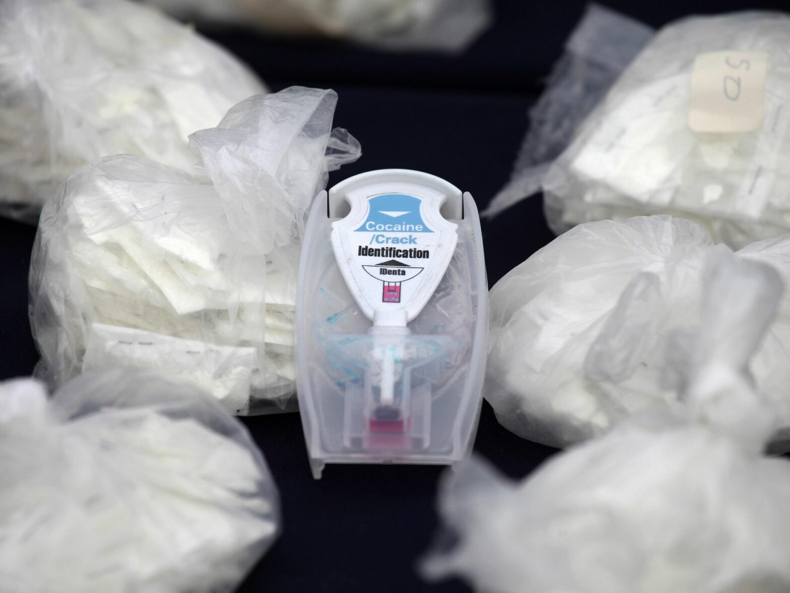 photo of bags of cocaine