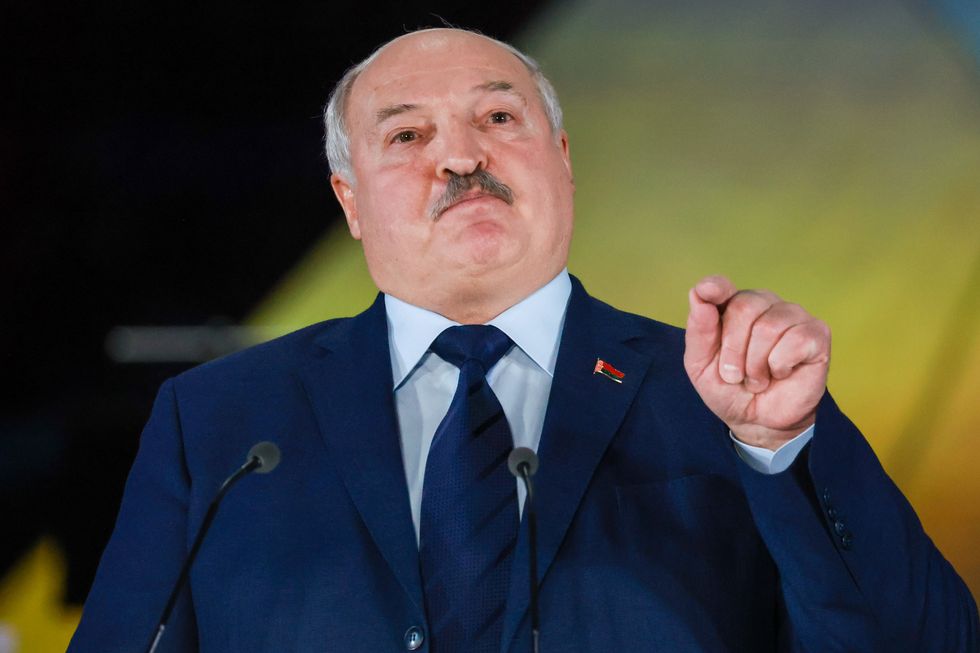 Photo of Belarusian President Alexander Lukashenko in St Petersburg, Russia, on Jan, 27