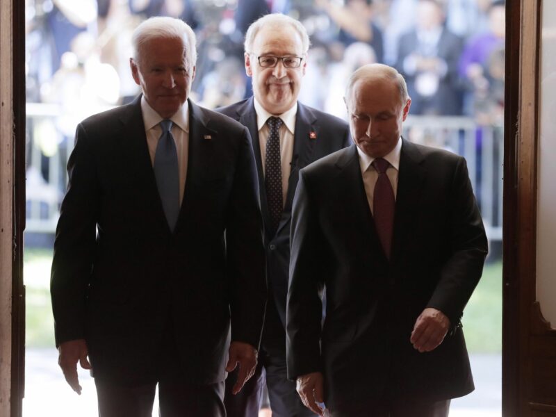 Photo of Biden, Parmelin and Putin in Geneva