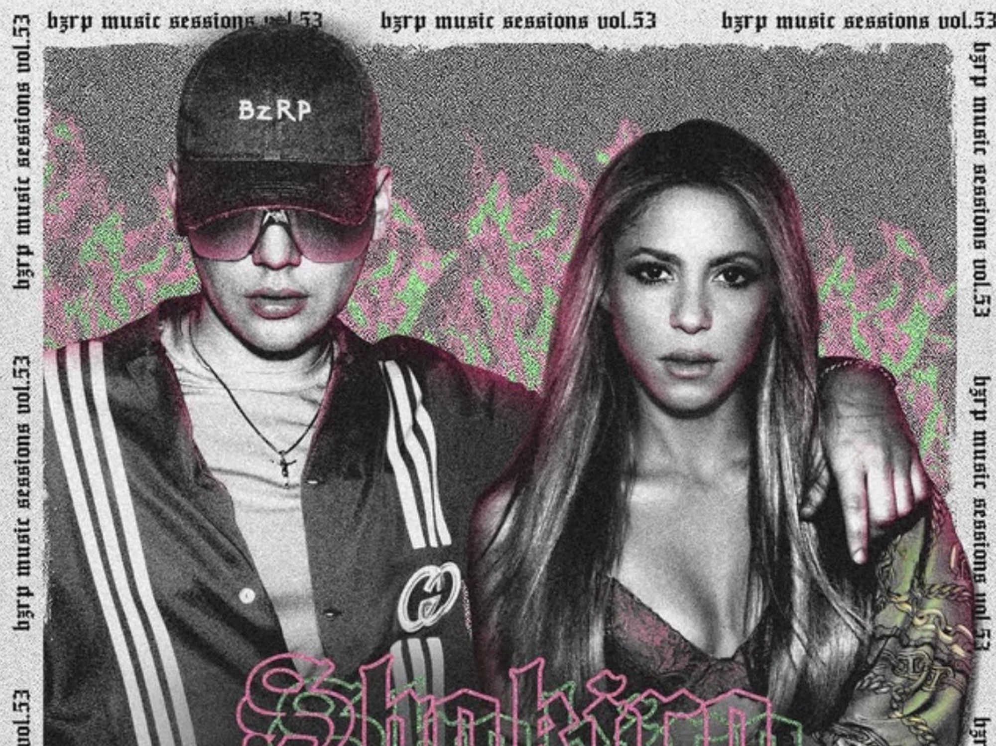 Photo of Bizarrap and Shakira for their song “Shakira: Bzrp Music Sessions, Vol. 53”