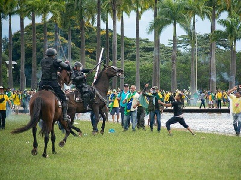 Photo of Bolsonaro Supporters Storming Congress