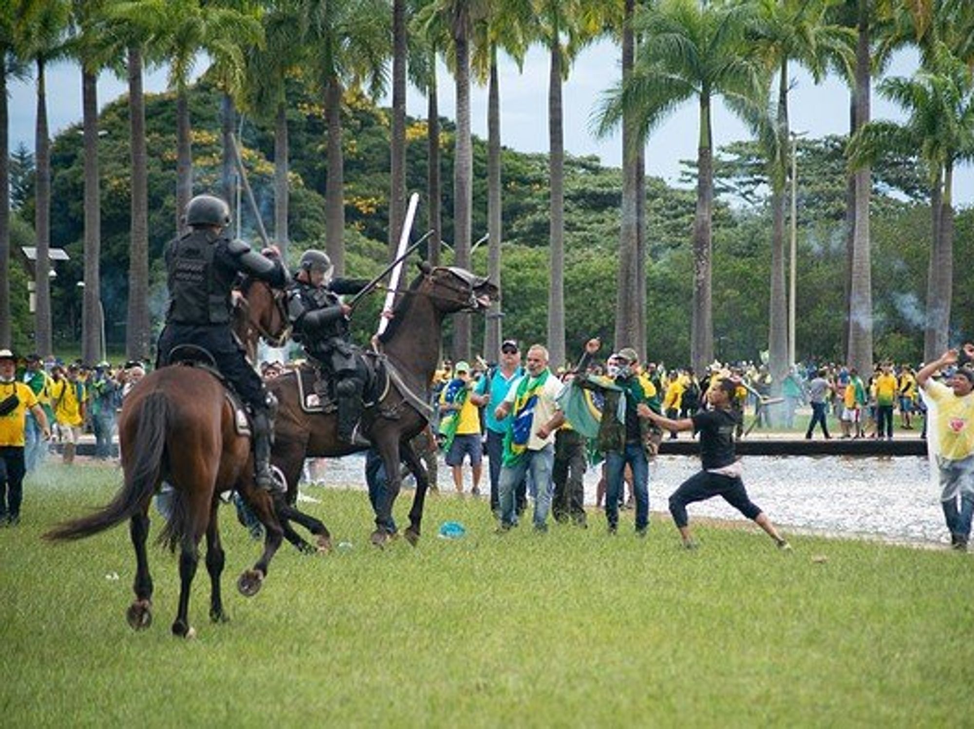 Photo of Bolsonaro Supporters Storming Congress