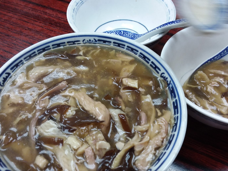 Photo of bowls of snake soup