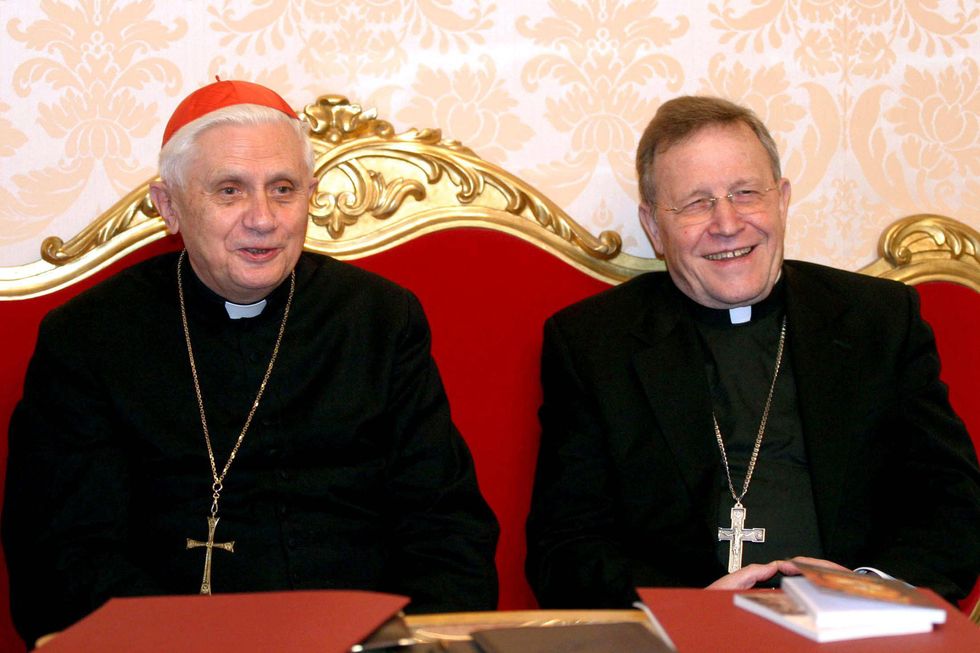 photo of Cardinals Joseph Ratzinger and Walter Kasper