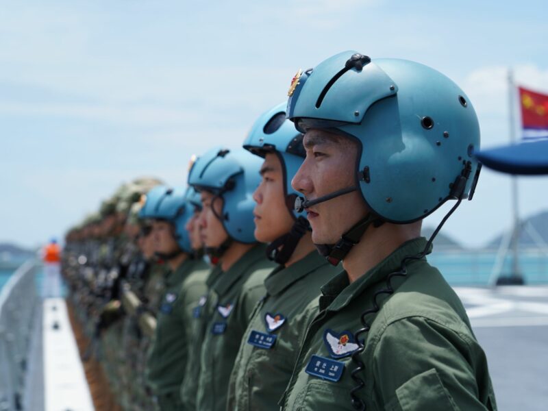 Photo of China and Thailand holding joint naval training in the Gulf of Thailand