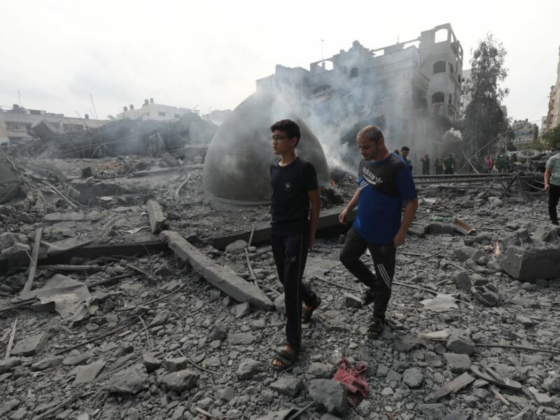 Photo of damage in Gaza