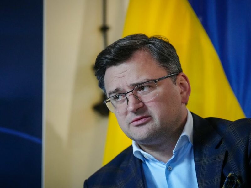 Photo of Dmytro Kuleba, Foreign Minister of Ukraine at the summit of foreign ministers