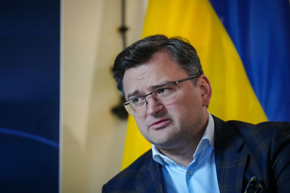 Photo of Dmytro Kuleba, Foreign Minister of Ukraine at the summit of foreign ministers