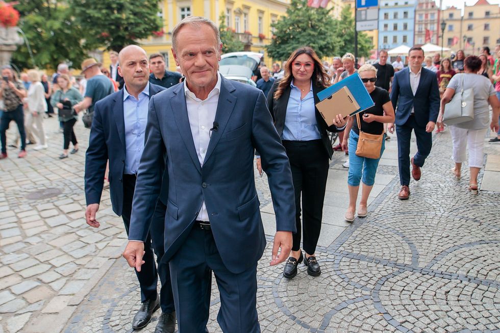 Photo of Donald Tusk in 2022
