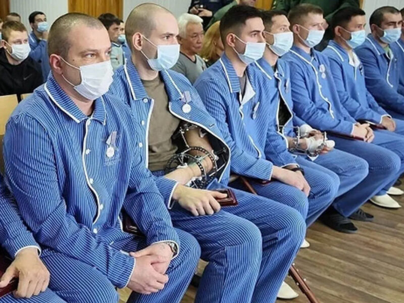Photo of ​"convalescent" Russian soldiers at a military hospital in Yekaterinburg