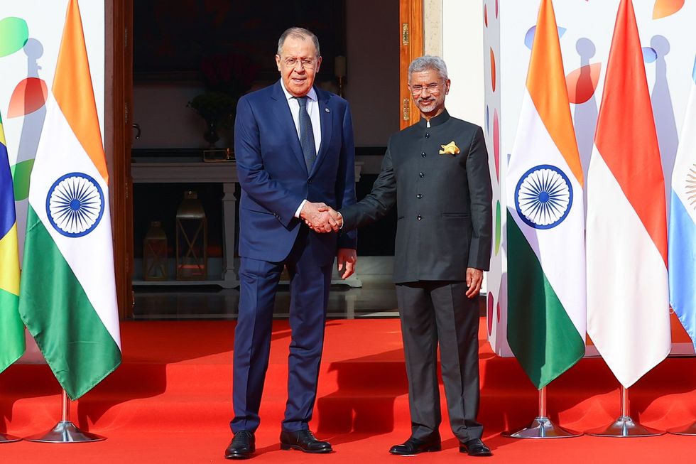 Photo of ​Lavrov and India's Minister of External Affairs Subrahmanyam Jaishankar