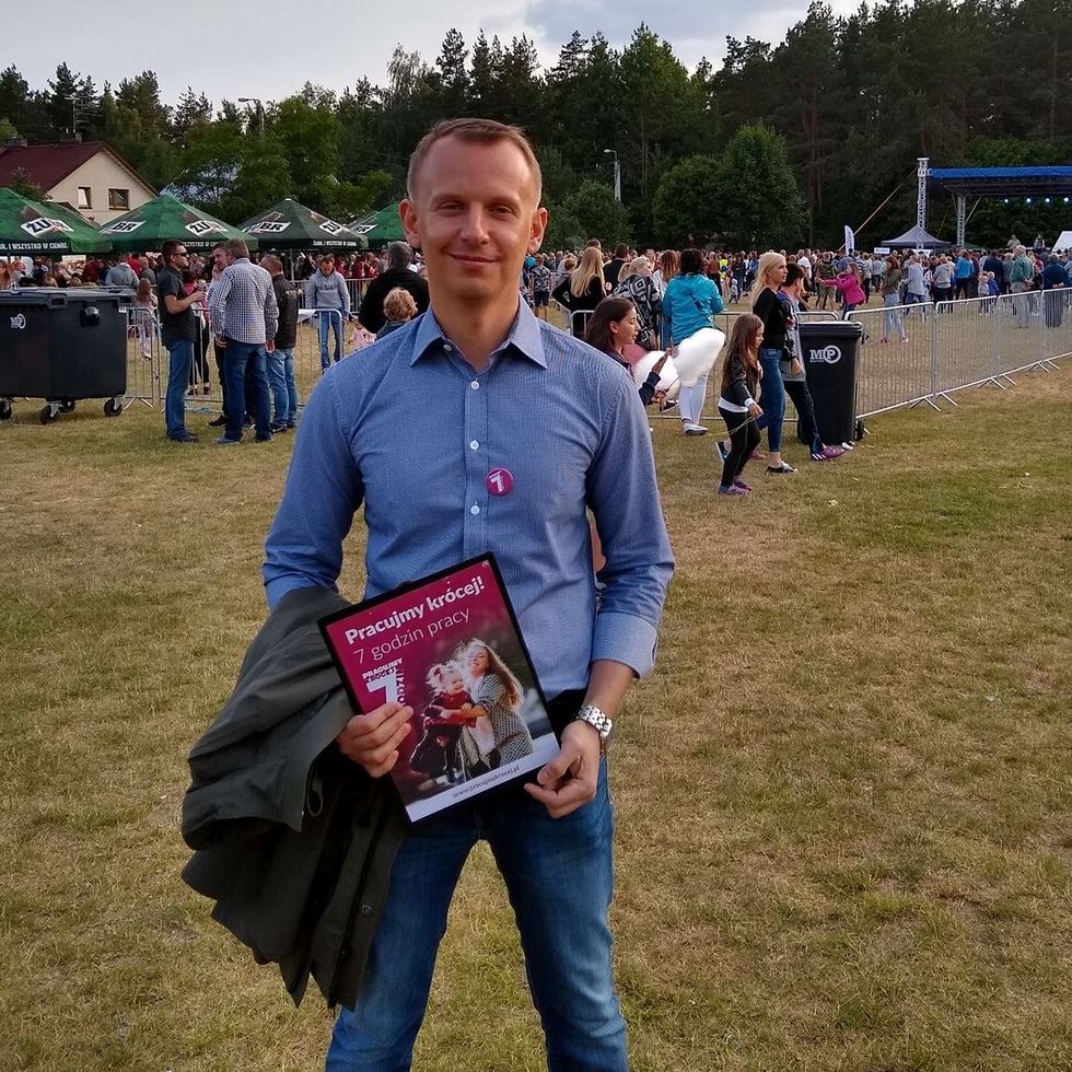 Photo of ​Lewica (Left) candidate in Białystok, Seweryn Prokopiuk