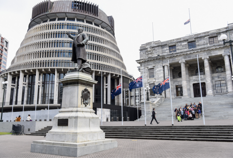 Photo of ​New Zealand's parliament in Wellington