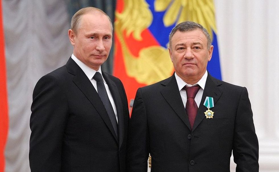 Photo of ​Russian President Vladimir Putin and Arkady Rotenberg