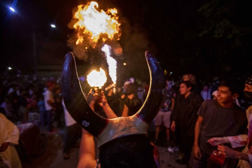 Photo of ​some night-time traditions, such as the Agüizotes in Masaya, which have been revived after the pandemic.