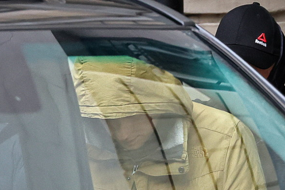 Photo of ​WSJ journalist Evan Gershkovich's arrest in Moscow on March 30