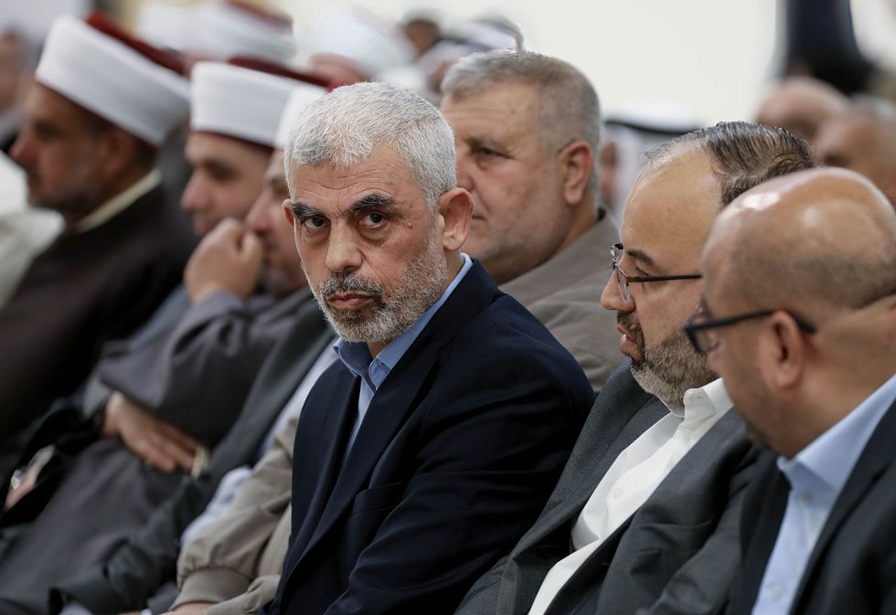 Photo of ​Yahya al-Sinwar, head of the Palestinian Hamas movement in Gaza back in 2022