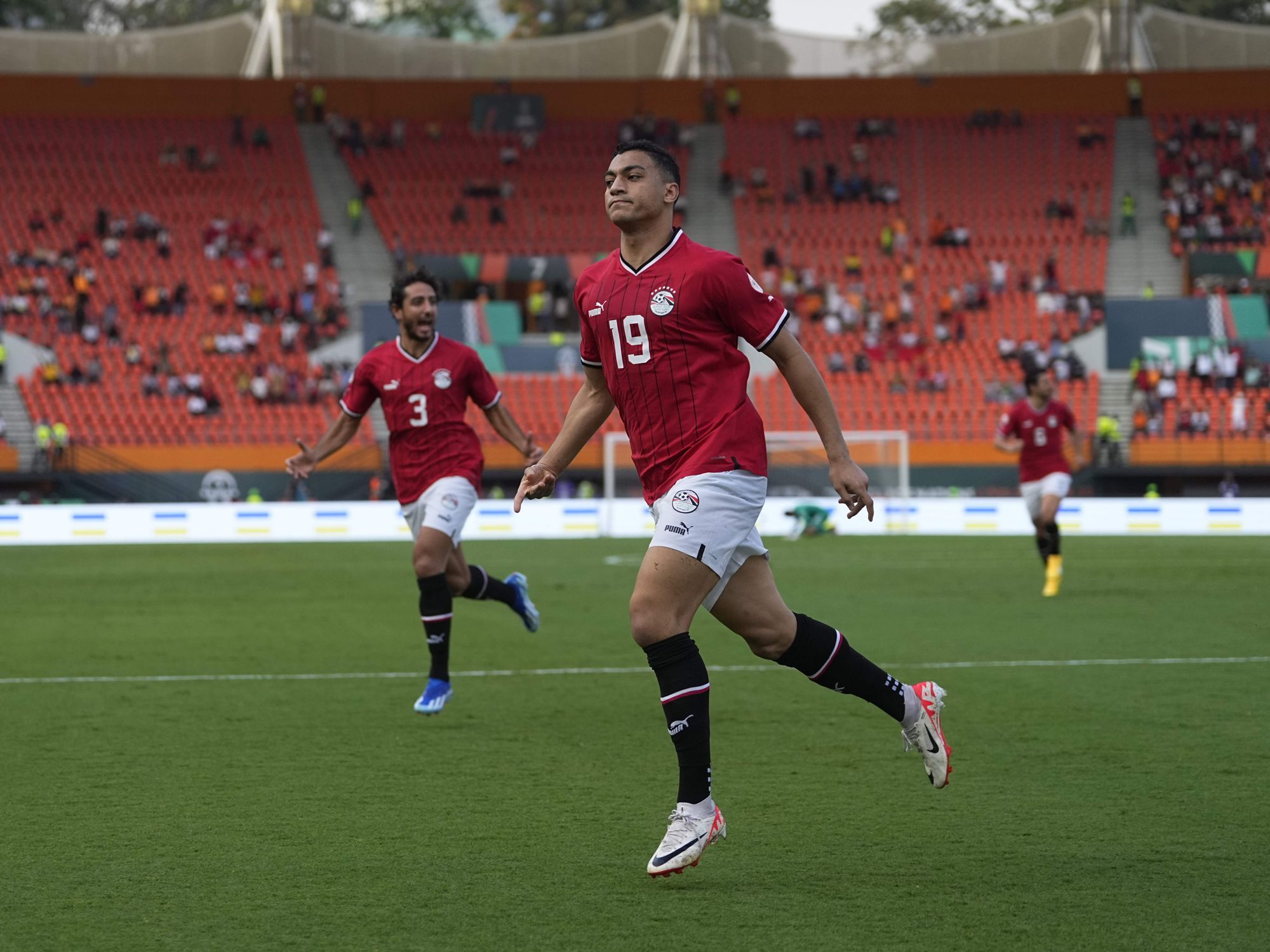 Photo of Egypt's soccer team during Africa cup of nations