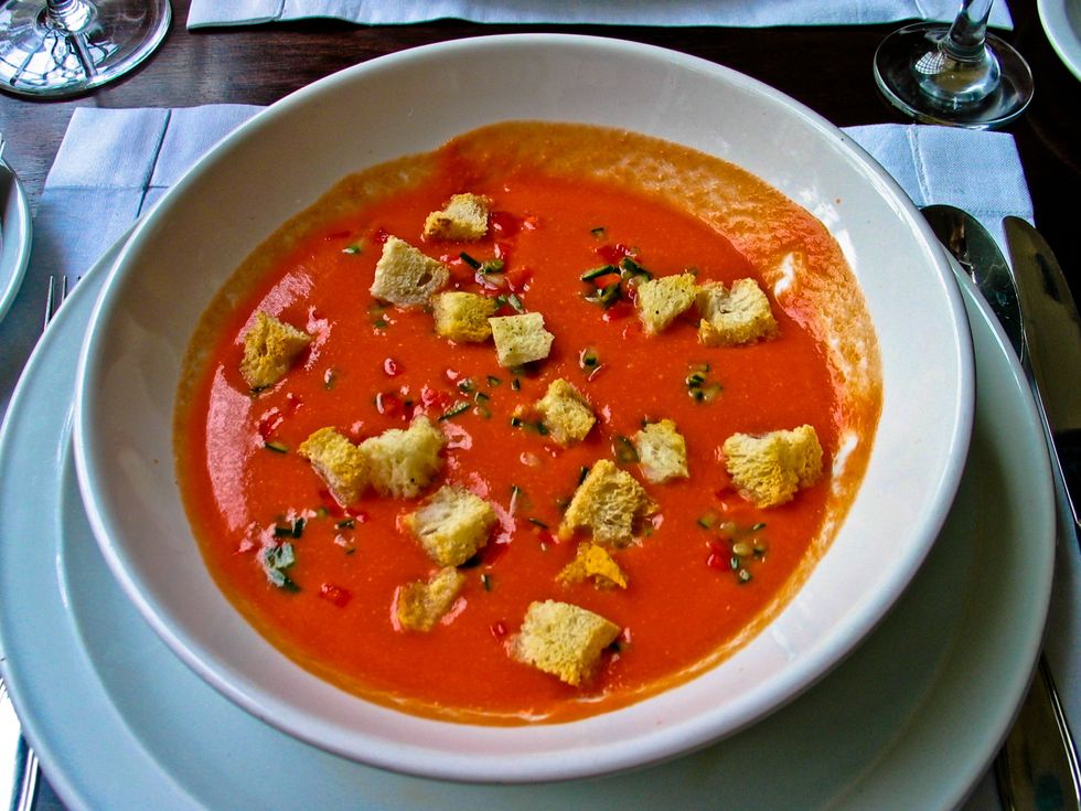 Photo of gazpacho soup