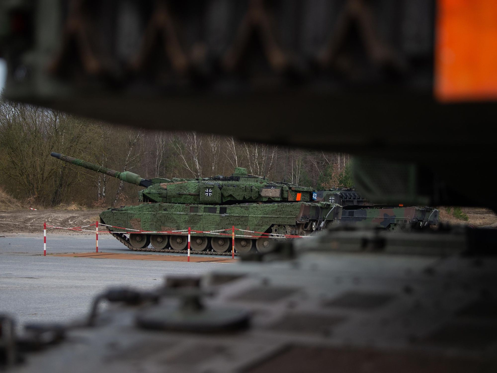 Photo of German Army Leopard 2 A7V tanks