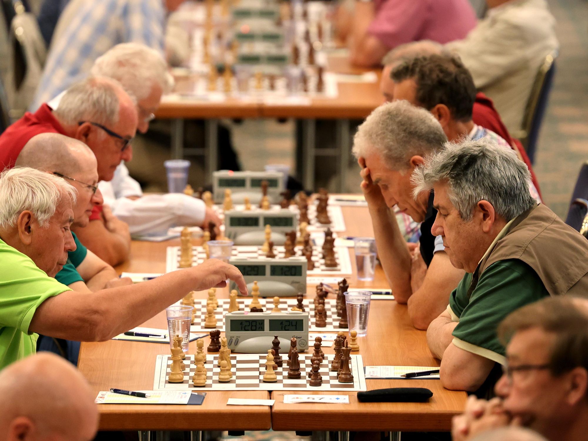 Photo of German chess players